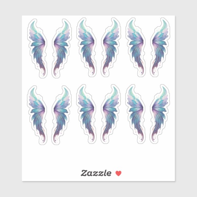 Fairy Vinge Sticker Pack Klistermärken (Ark)