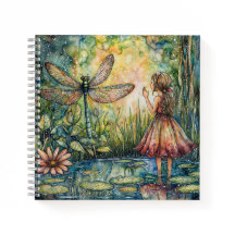 Fairy Whispers - Dragonfly HB Notebook