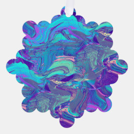 fairy wing artglass - blues and purples :