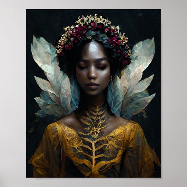 Fairy Woman Fantasy Art Poster (Framsidan)