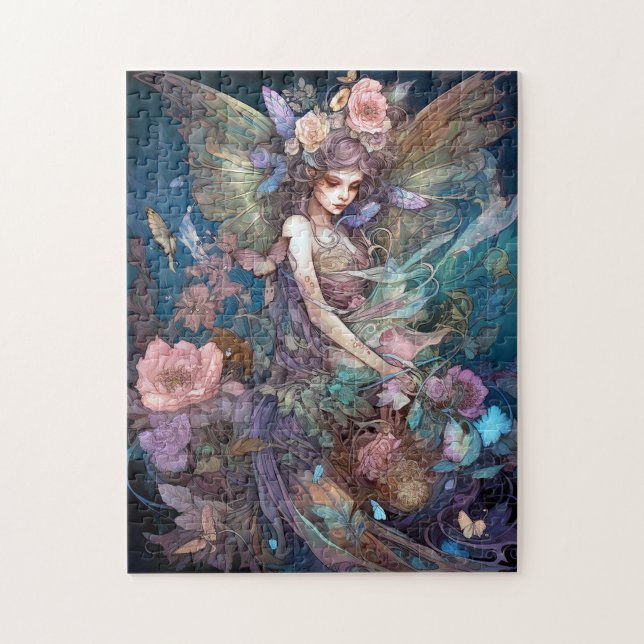 Fairy Woman Fantasy Art Pussel (Vertikal)