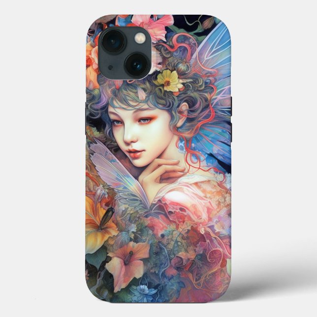 Fairy Women in Flowers Fantasy Art (Baksida)