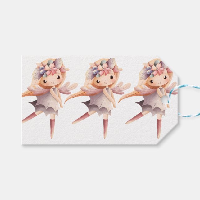 Fairy Wonderland Collection Whimsical Fairy Presentetikett (Framsidan (Horisontell))