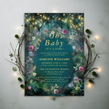Fairy Woodland Baby Shower för Ro-skogen