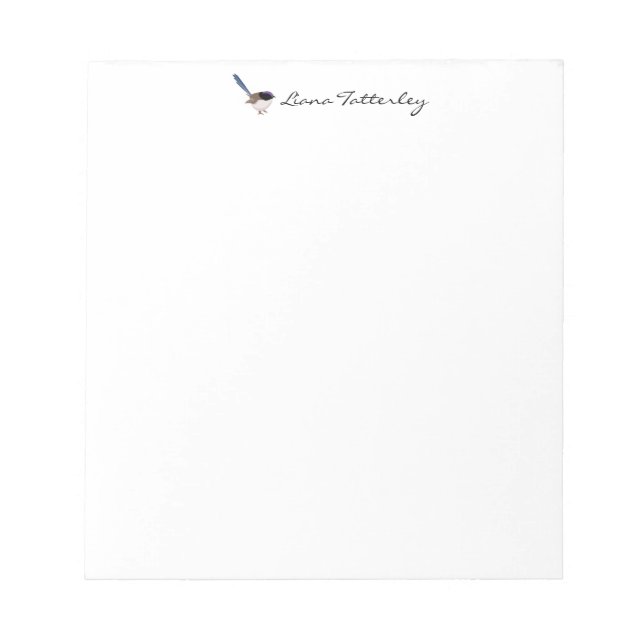 Fairy Wren Anteckningsblock (Framsida)