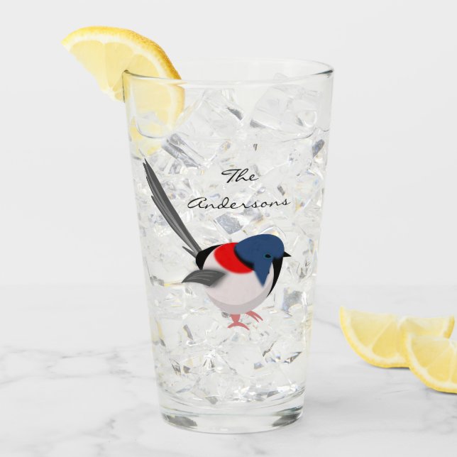 Fairy Wren Glaskopp (Framsida Ice)