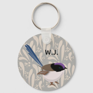Fairy Wren Nyckelring