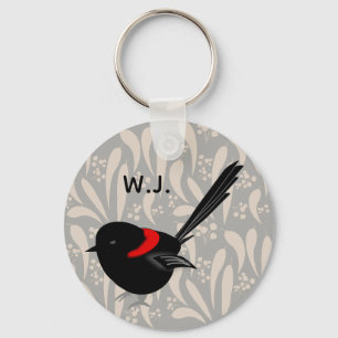 Fairy Wren Nyckelring