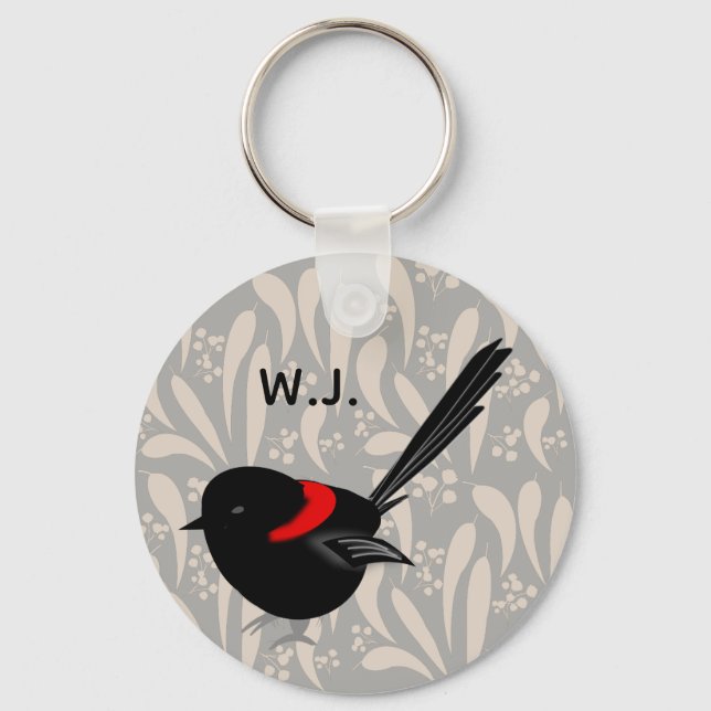 Fairy Wren Nyckelring (Framsida)