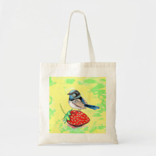 Fairy Wren Painting Tygkasse