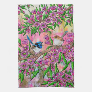 Fairy Wren Tea Towel Kökshandduk