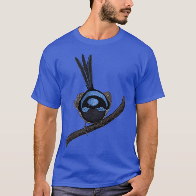 Fairy wren teckning t shirt (Framsida)