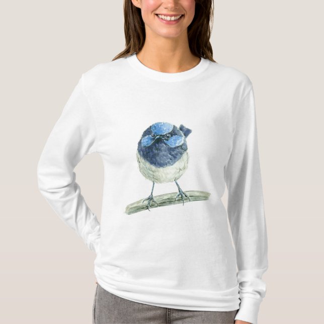 Fairy wren tee shirt (Framsida)