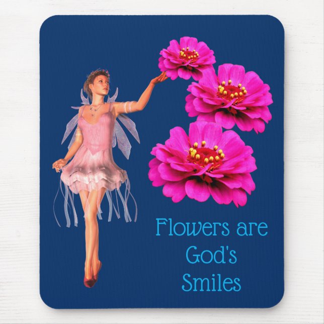 Fairy Zinnia Flowers Godes Smiles Inspirational Musmatta (Framsidan)