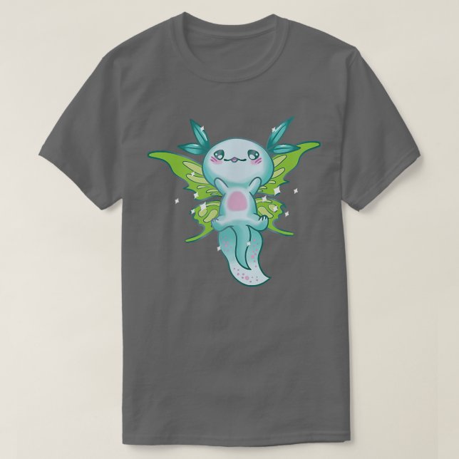 Fairycore Aesthetic Cute kawaii Fairy Aolotl Faeco T Shirt (Design framsida)