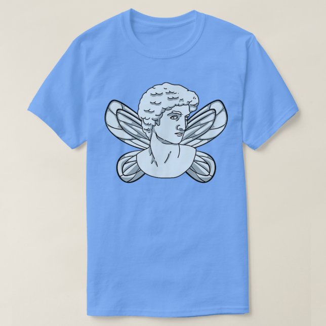 Fairycore Aesthetic Fairy Core Grunge David by Mic T Shirt (Design framsida)