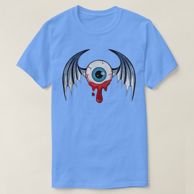 Fairycore Aesthetic Fairy Eyeball Blood Driod Kons T Shirt (Design framsida)