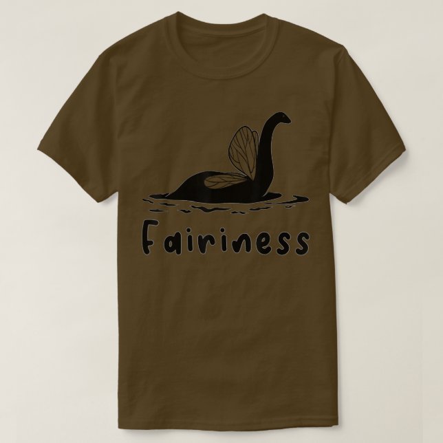 Fairycore Aesthetic Fairy Loch Ness Monster Fairin T Shirt (Design framsida)