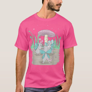 Fairycore Aesthetic Fairy Råttor och A Mushr T Shirt