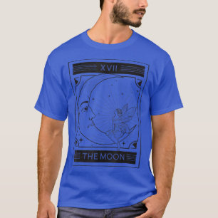 Fairycore Aesthetic Goth Tarot Card, Måne Fairy T Shirt
