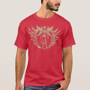 Fairycore Aesthetic Gothic Fairy Vingar Skeleton F T Shirt