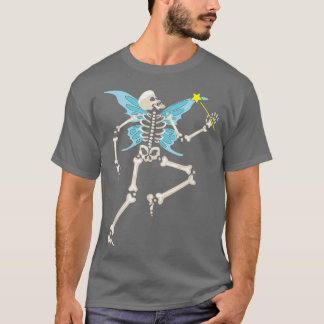 Fairycore Aesthetic Skeleton Fairy Grunge Goth T Shirt