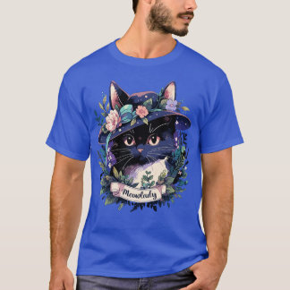 Fairycore Cat Gifts Girls Womens MeowLady Cat T Shirt