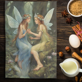 Fairycore Fairy woodland Cottagecore magi Kökshandduk