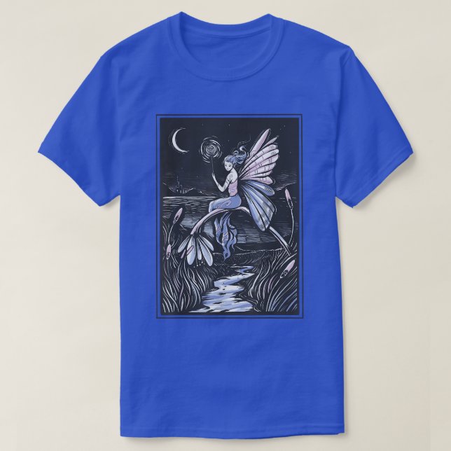 Fairycore Fairywave Faecore Fairy Night Fantasy Mo T Shirt (Design framsida)