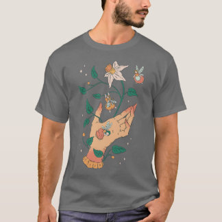 Fairycore Mystical Fantasy Flower Natur Cottagecor T Shirt