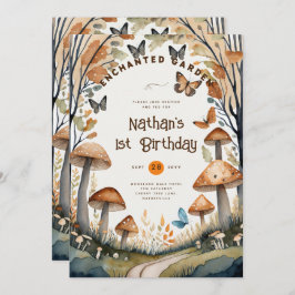 FAIRYCORE NATURE BABYSHOWER FÖRSTA BIRTHDAY ALLA H INBJUDNINGAR