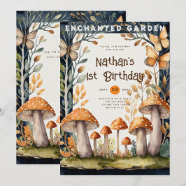 FAIRYCORE NATURE BABYSHOWER FÖRSTA BIRTHDAY ALLA H INBJUDNINGAR