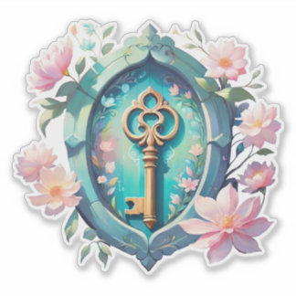 Fairycore nyckel Sticker Klistermärken