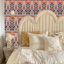 Fairycore Peach, Gult och Blue Blommigt