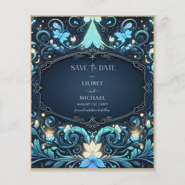 Fairycore Save Date Fairytale Glow Up Fairy (Framsida)