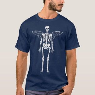 Fairycore Skeleton Fairy Grunge Aesthetic Goth Wit T Shirt