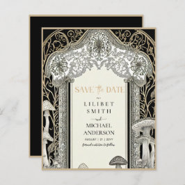 Fairycore Spara datum Svart Guld Skog