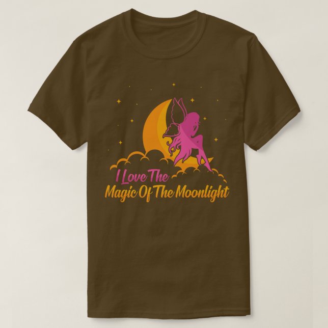 FairycoreI Kärlek Magic of the MoonlightFairies T Shirt (Design framsida)