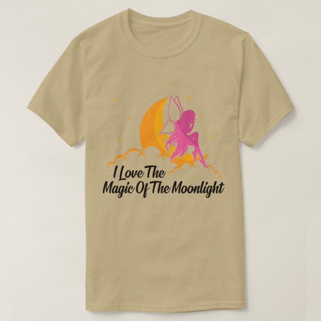 FairycoreI Kärlek Magic of the MoonlightFairies T Shirt (Design framsida)