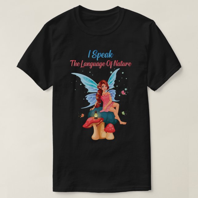 FairycoreI Språket NatureFairiesFair T Shirt (Design framsida)