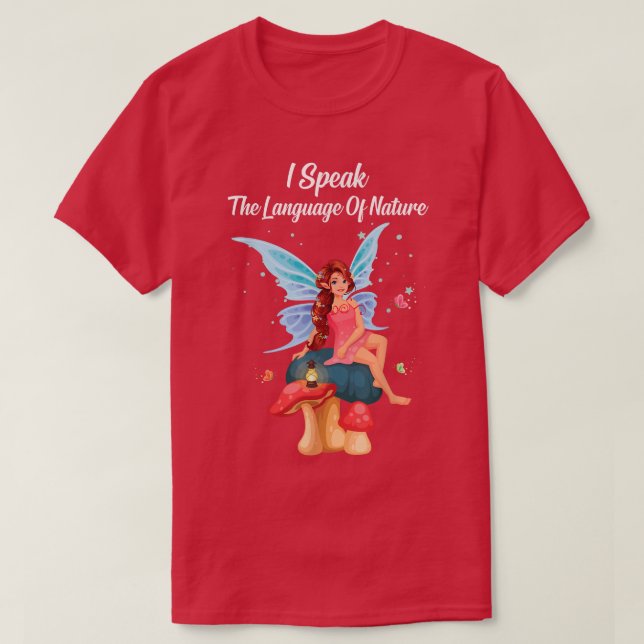 FairycoreI Språket NatureFairiesFair T Shirt (Design framsida)