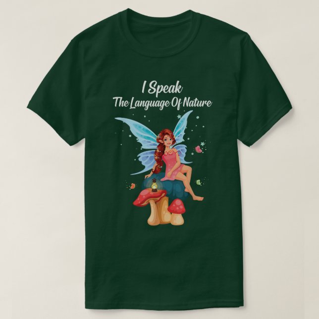 FairycoreI Språket NatureFairiesFair T Shirt (Design framsida)