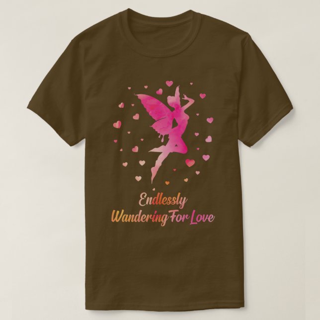 FairycoreOändligt Wandering for LoveFairiesFairy T Shirt (Design framsida)