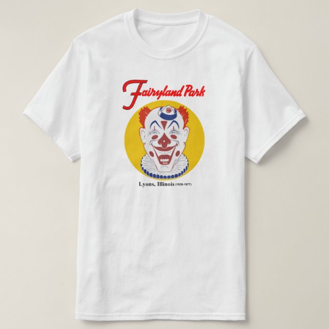 Fairyland Amusement Park, Lyons, Illinois, Chicago Tee (Design framsida)