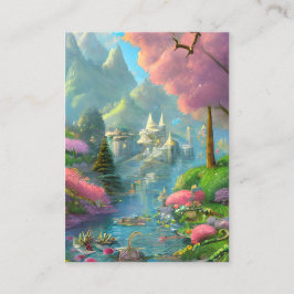 Fairyland Background Graphic Visitkort