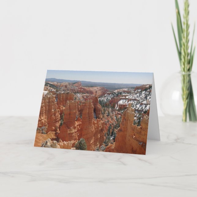 Fairyland Canyon vid Bryce Canyon nationalpark Kort (Framsida)