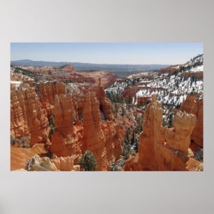 Fairyland Canyon vid Bryce Canyon nationalpark Poster