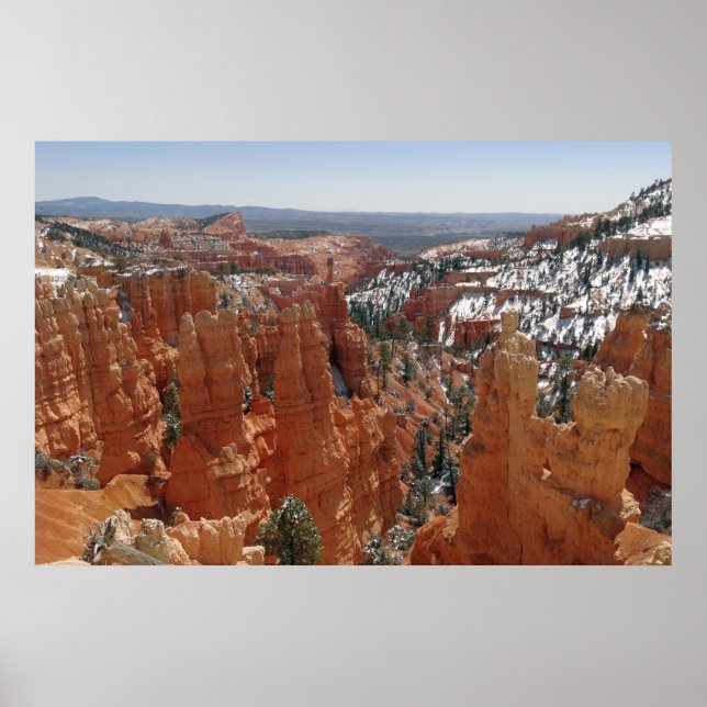 Fairyland Canyon vid Bryce Canyon nationalpark Poster (Framsidan)