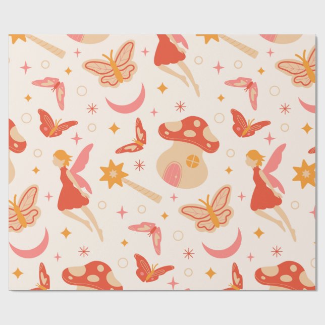 Fairyland Dreams Wrapping Papper Presentpapper (Platt)