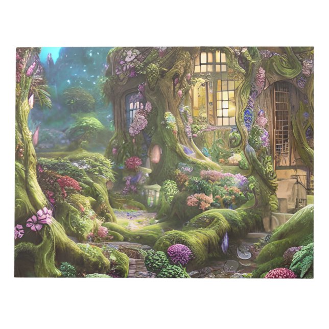 Fairyland Forest Graphic Anteckningsblock (Framsida)